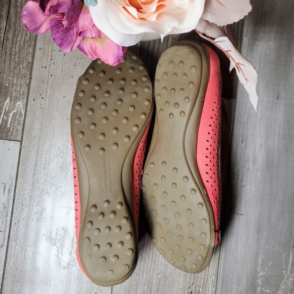Croft & Barrow Sole(sense)ability Ballet Flats - Women Size 8 - Coral and Pink - Picture 16 of 16